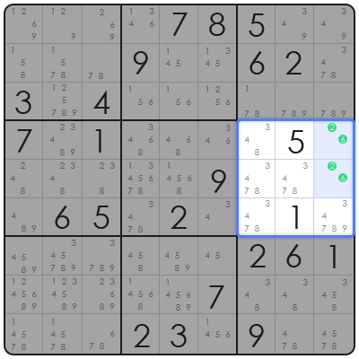 sudoku hidden pair